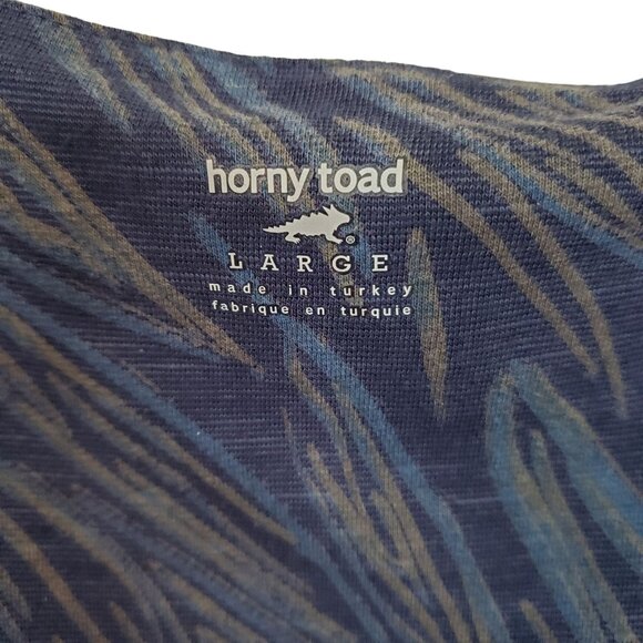 Horny Toad Size L Dress Rosa Linda Fulham A-line Ruched Pullover Organic Cotton - Picture 7 of 11